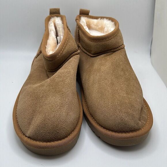 CUSHIONAIRE Women's pull on boot 8.5 CHESTNUT - Picture 2 of 7